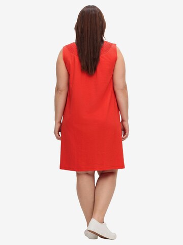 SHEEGO Kleid in Rot