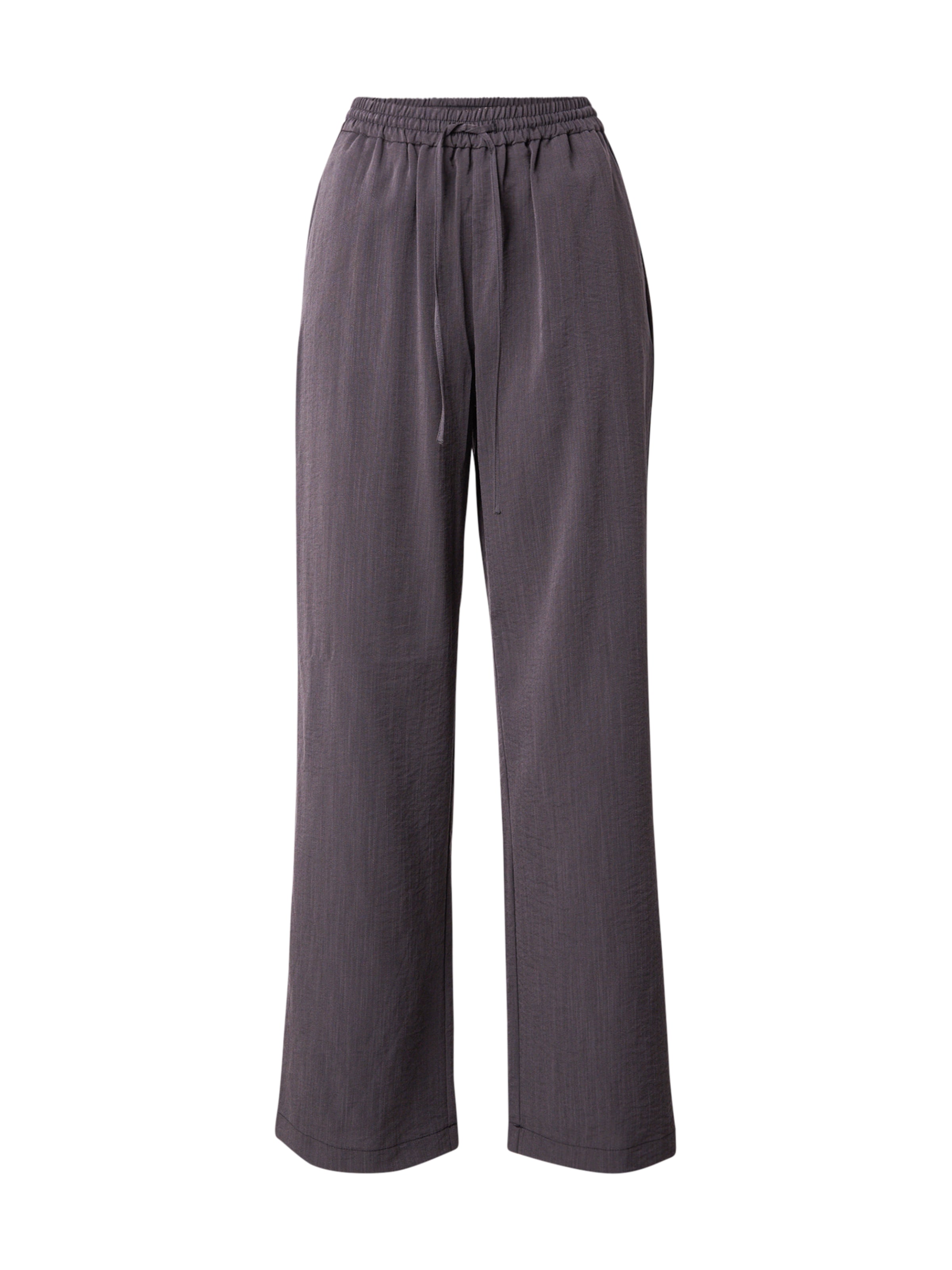 PIECES Bő szár Nadrág 'PCSHANIE' - fekete: elől