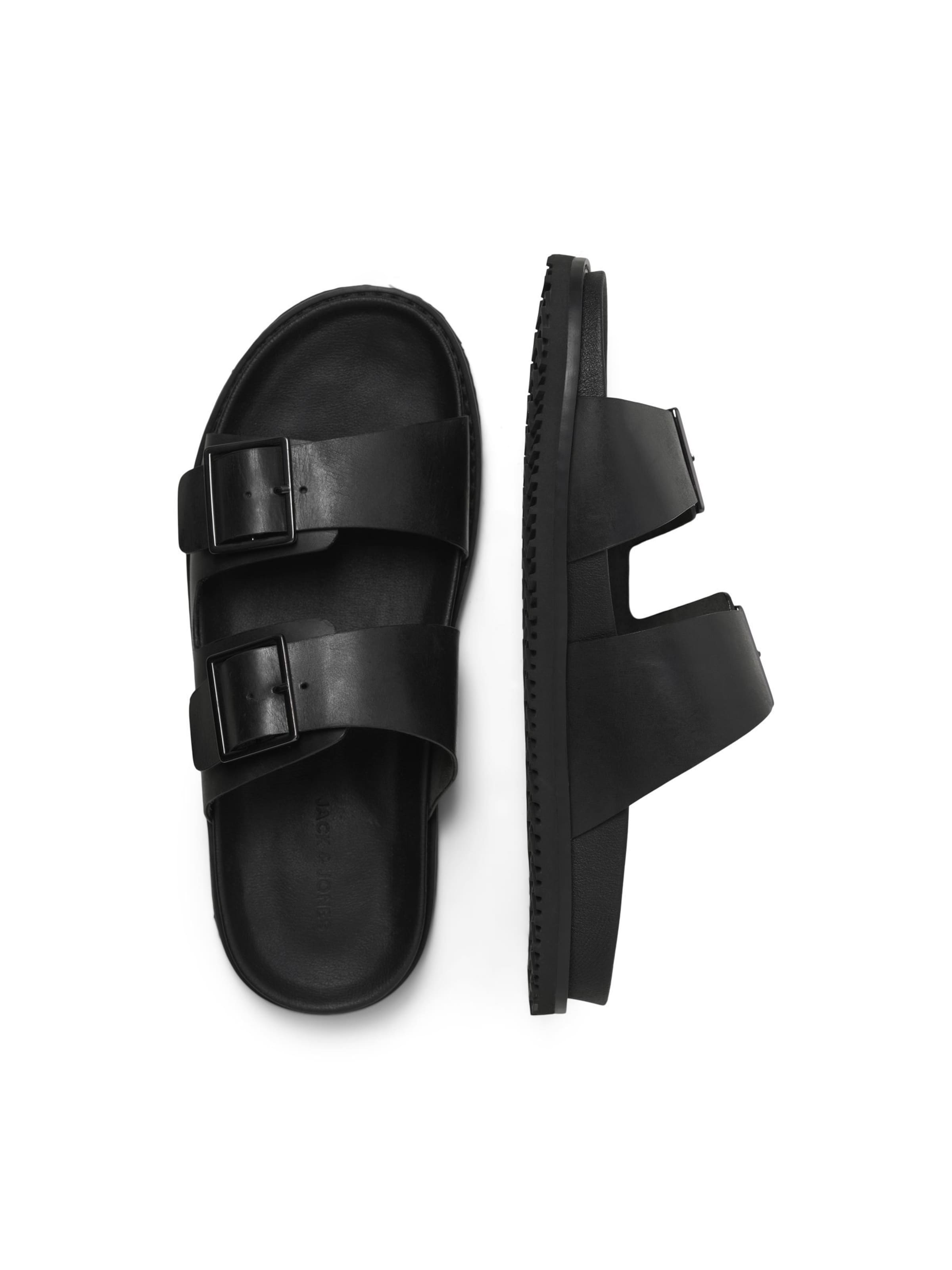 JACK & JONES Sandale in Schwarz