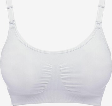 Medela Bustier Voedingsbh in Wit: voorkant