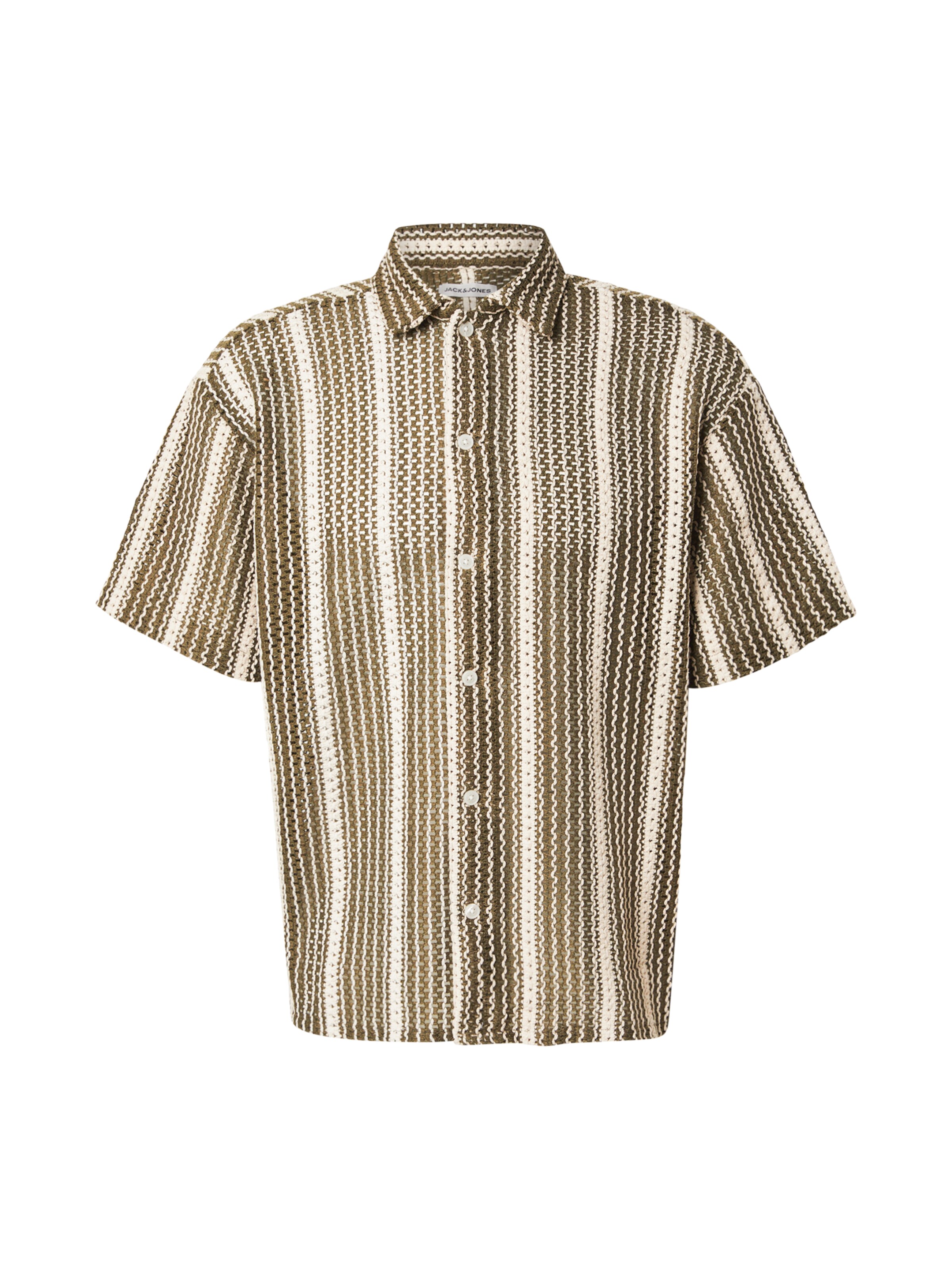 JACK & JONES Comfort fit Overhemd 'JWHBELLAGIO' in Groen: voorkant