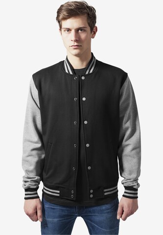 Urban Classics Between-season jacket in Black: front