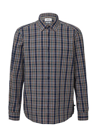 s.Oliver Button Up Shirt in Mixed colours: front