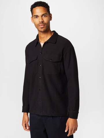 BURTON MENSWEAR LONDON Between-season jacket in Black: front