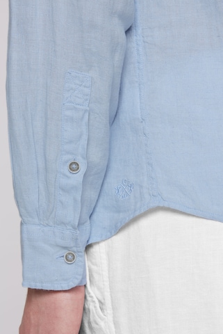 CMPD Slim fit Button Up Shirt in Blue