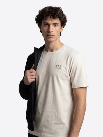 T-shirt EA7 Emporio Armani en beige