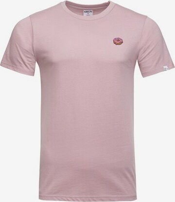 Mikon T-Shirt 'Donut' in Pink: predná strana