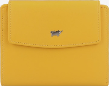 Braun Büffel Wallet 'Joy' in Yellow: front