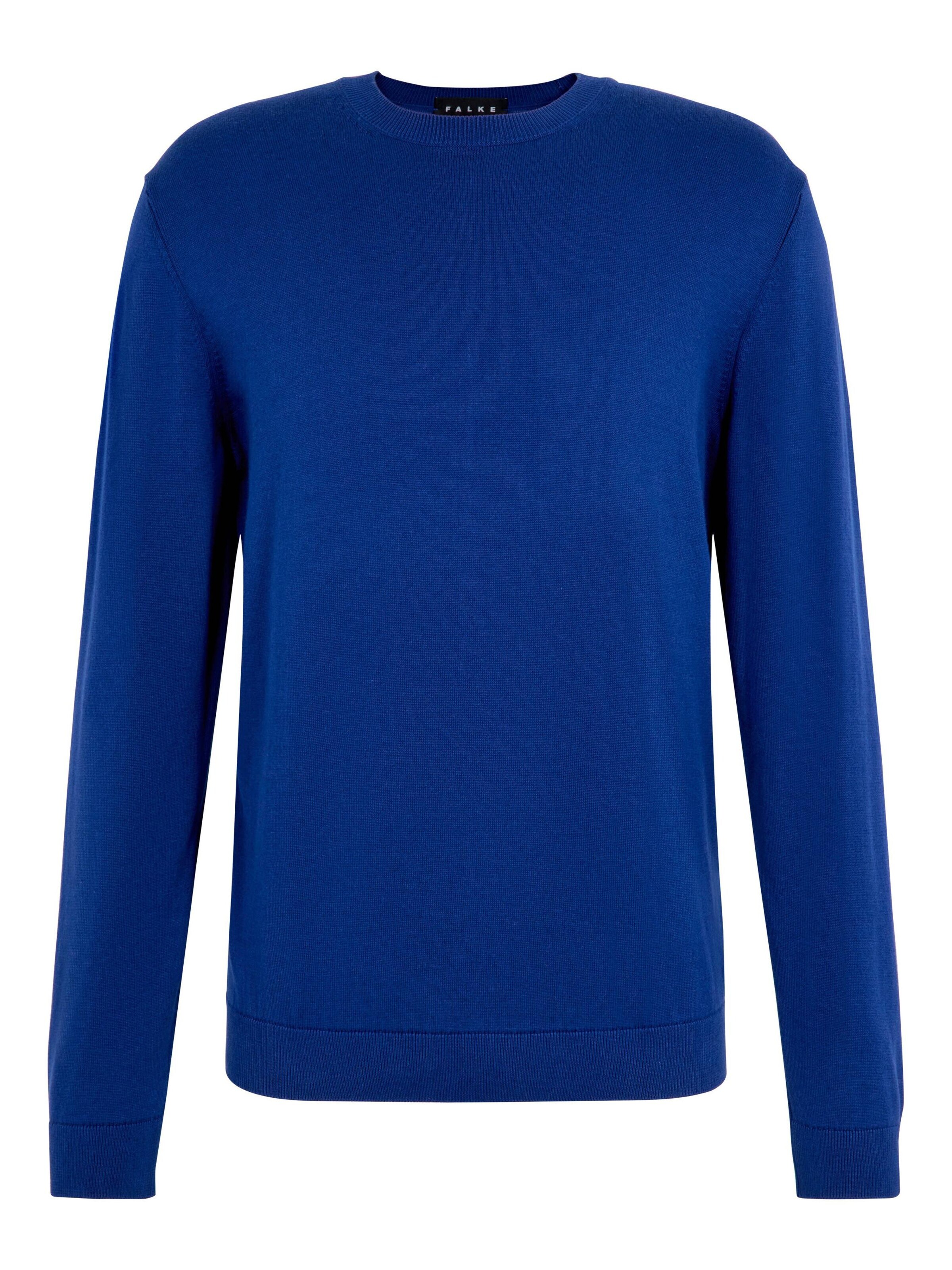 FALKE Sweater 'Pure Cotton' in Blue: front