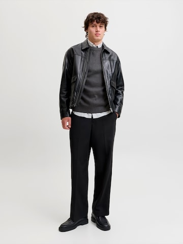 Pull-over 'JWHMILANO' JACK & JONES en gris