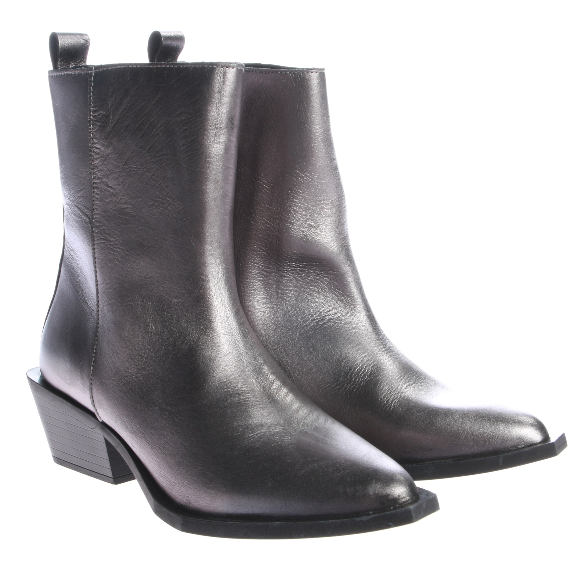 STEVE MADDEN Dress Boots in 40 in Silver: front