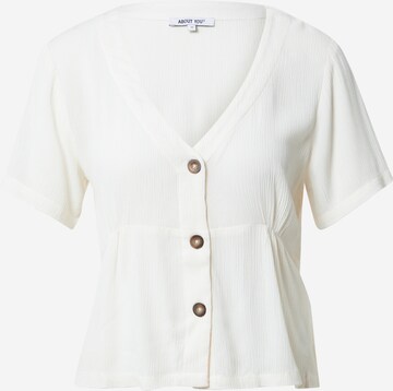 ABOUT YOU Shirts 'Jarina' i beige: forside