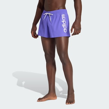 Maillot de bain de sport ADIDAS SPORTSWEAR en violet : devant