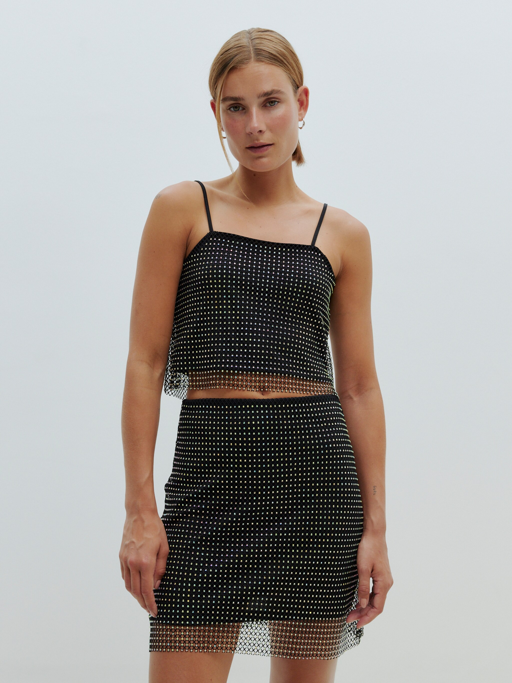 EDITED Produits Haut 'Viviana' noir