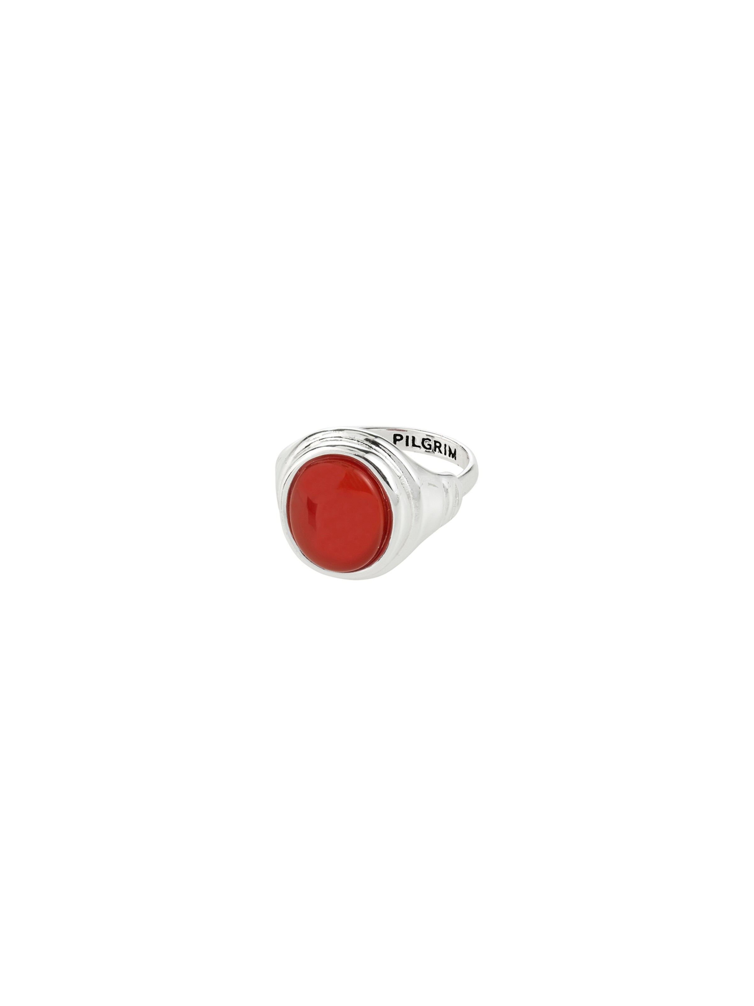 Anello 'Lyndon' di Pilgrim in rosso: frontale