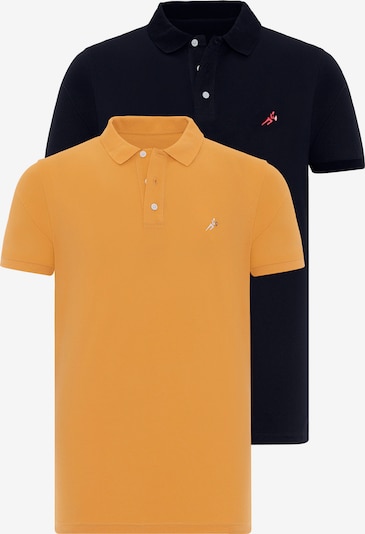 Marškinėliai iš Moxx Paris, spalva – nakties mėlyna / rusvai rausva / šviesiai oranžinė / pastelinė raudona / balta, Prekių apžvalga