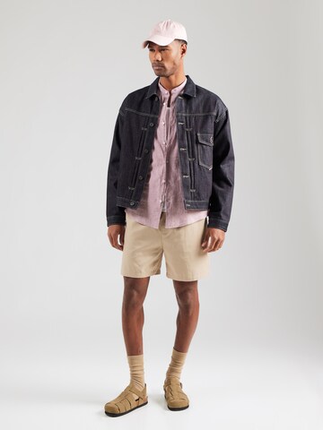 Slim fit Camicia di Lindbergh in rosa