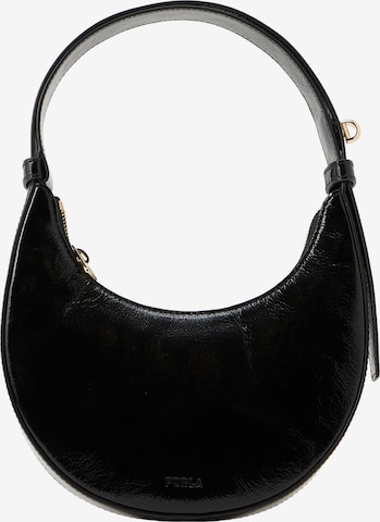 FURLA Наплечная сумка в Черный: спереди