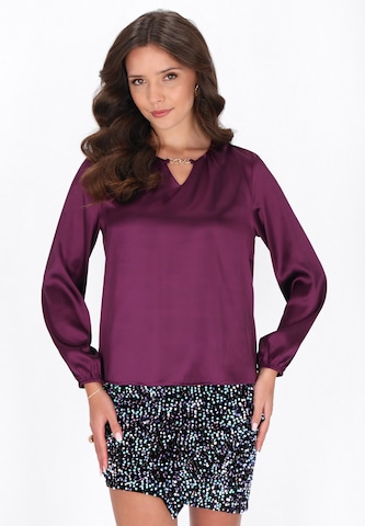 faina Blouse in Purple: front
