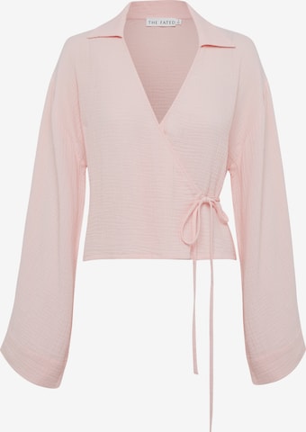 The Fated Blouse 'TANNON' in Roze: voorkant