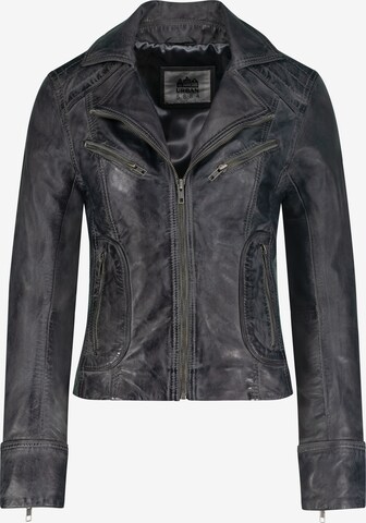 URBAN 5884® Lederjacke 'Juliette' in Grau: predná strana