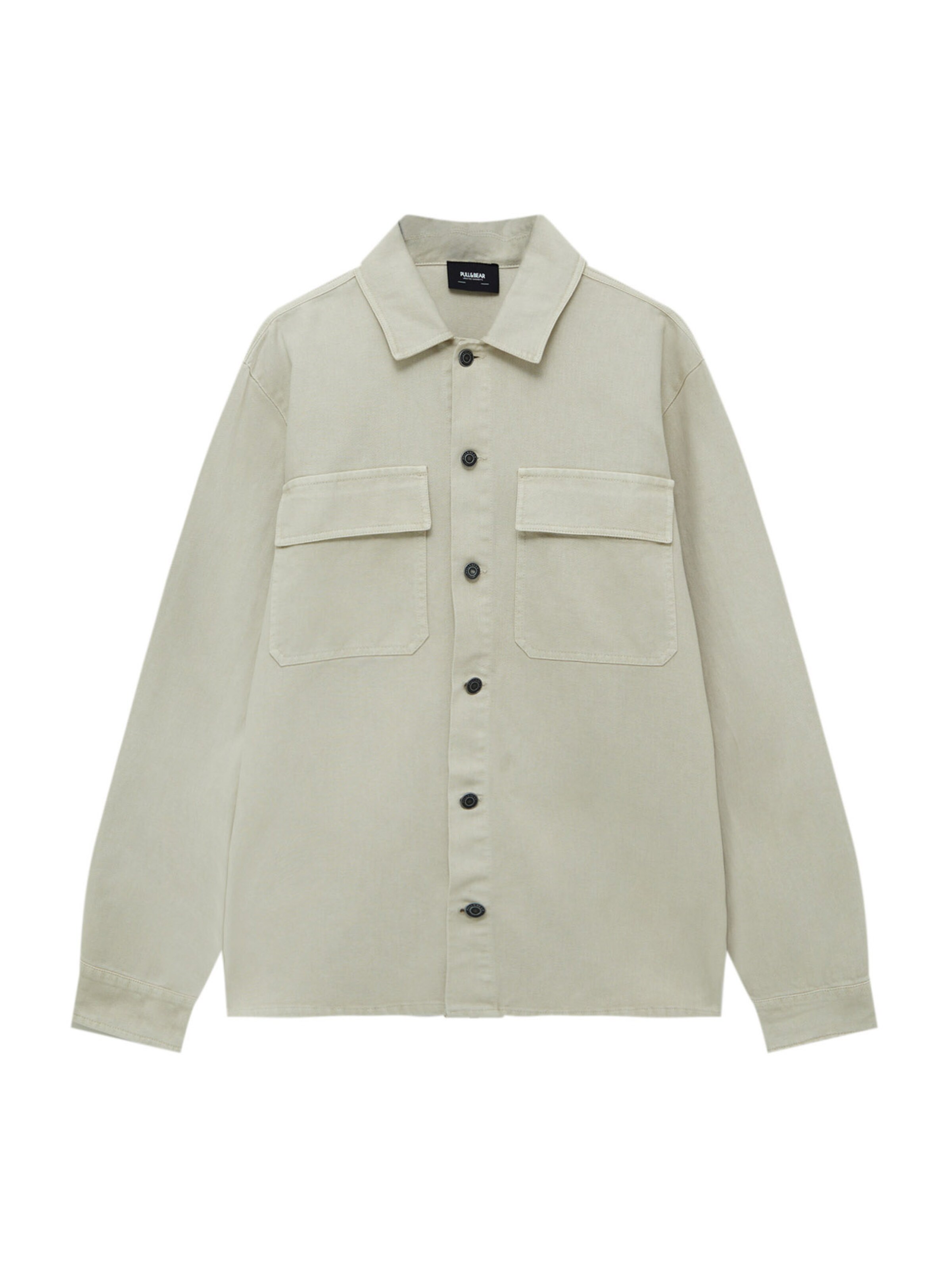 Pull&Bear Kurtka przejściowa w kolorze biały: przód