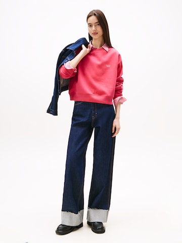 Sweat-shirt Tommy Jeans en rouge