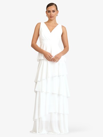 Kraimod Abendkleid in Weiß: Vorderseite