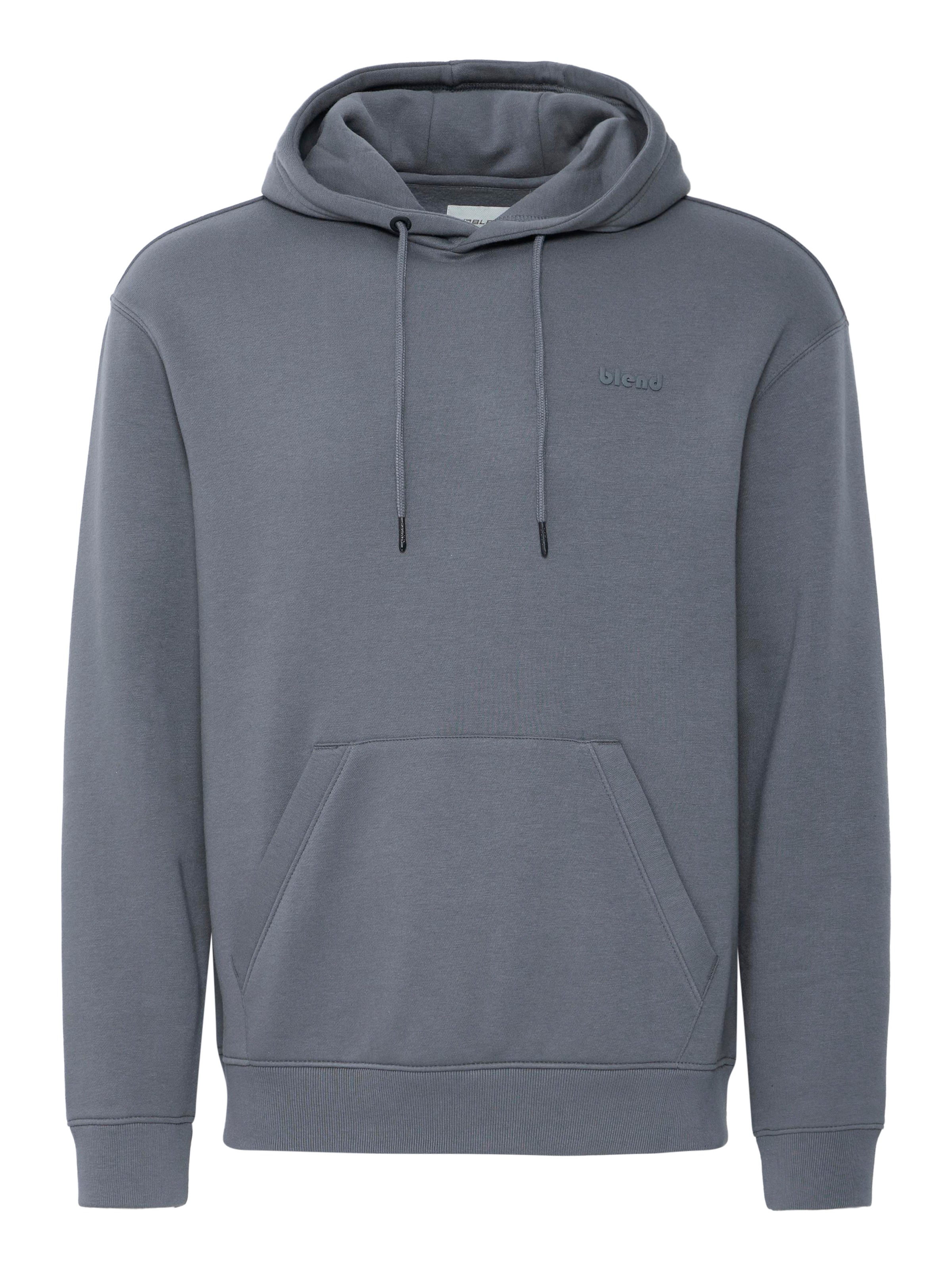 BLEND Sweatshirt 'BHDownton' in Grau: Vorderseite