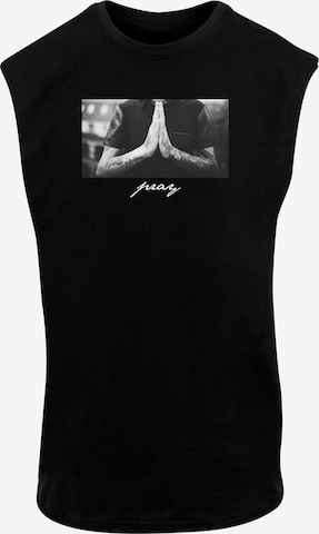 Mister TeeMajica 'Pray' - crna boja: prednji dio