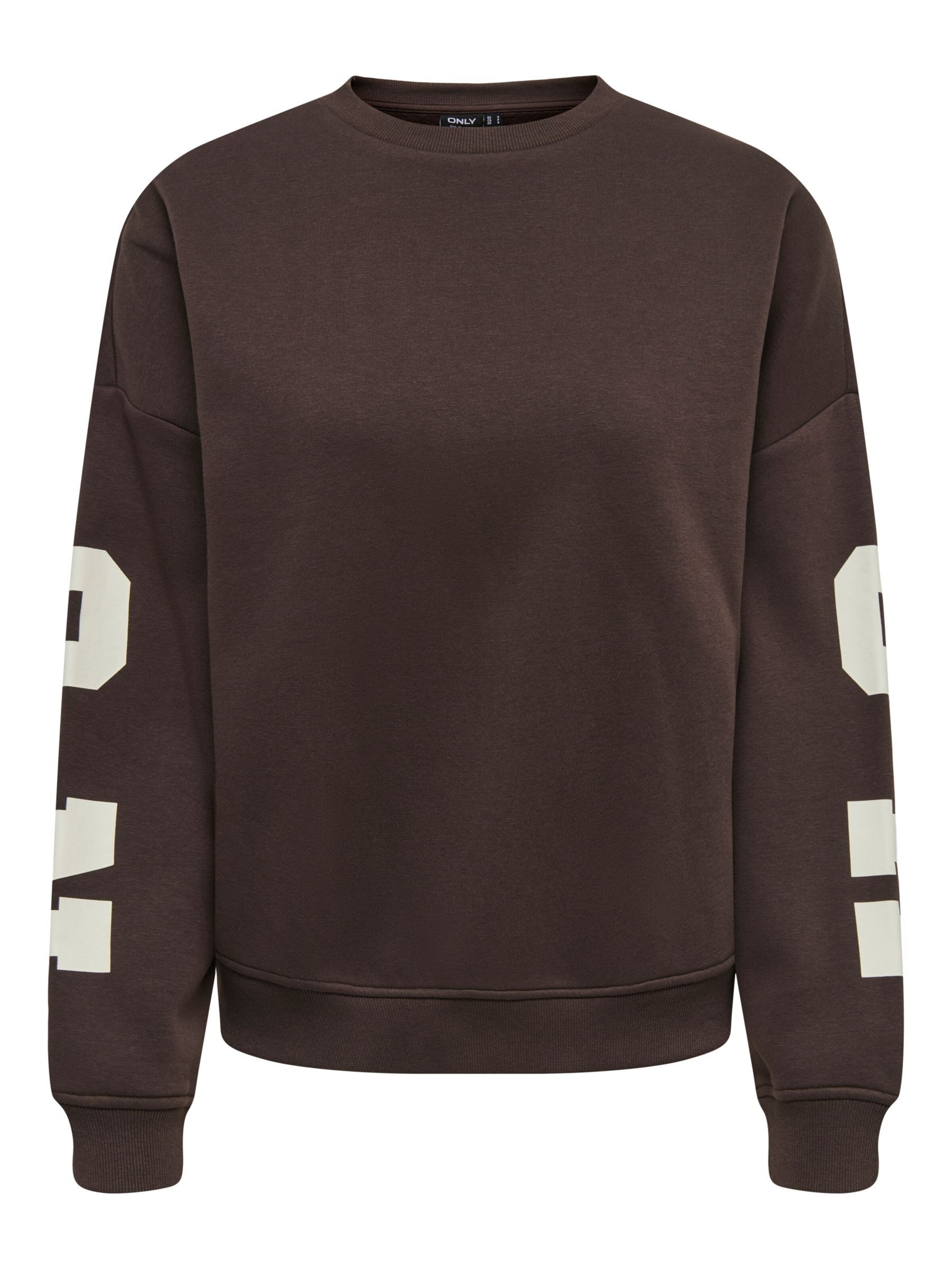 ONLY Carmakoma - Sudadera en marrón: frente
