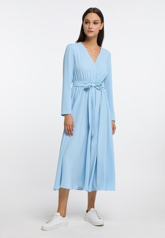 Robe RISA en bleu : devant