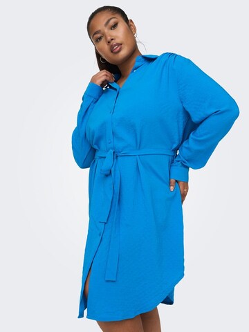 ONLY Carmakoma Shirt Dress in Blue