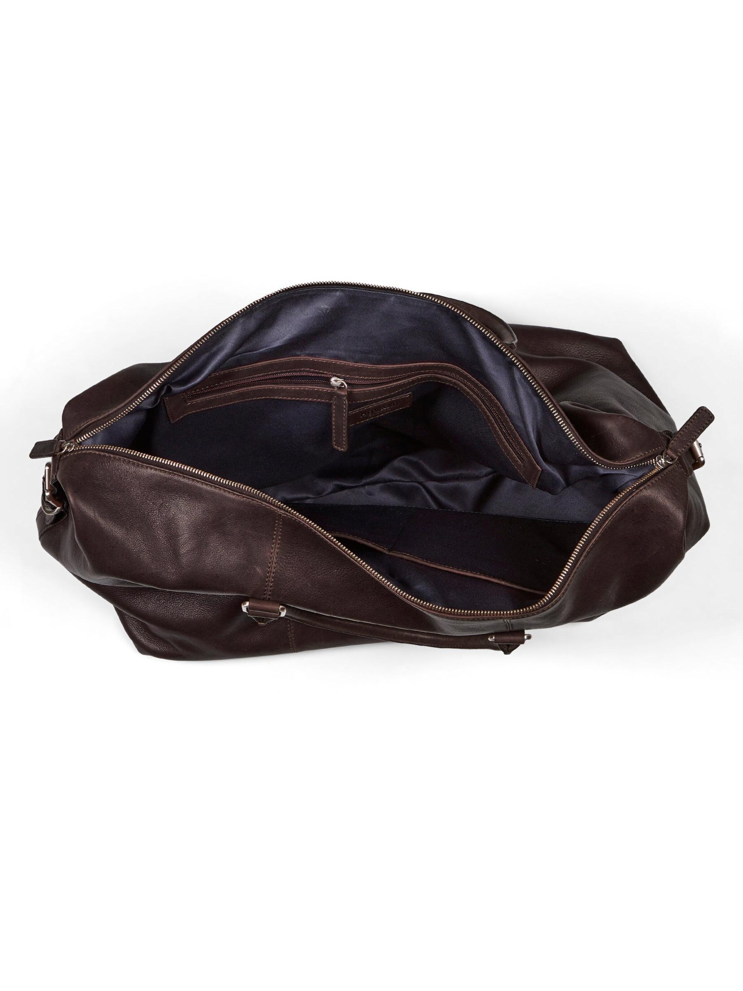 Howard London - Bolsa de fin de semana 'Weekend Bag Jacob Dark Brown' en marrón