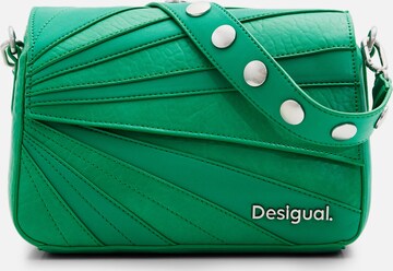 Desigual - Mala de ombro 'Machina' em verde: frente