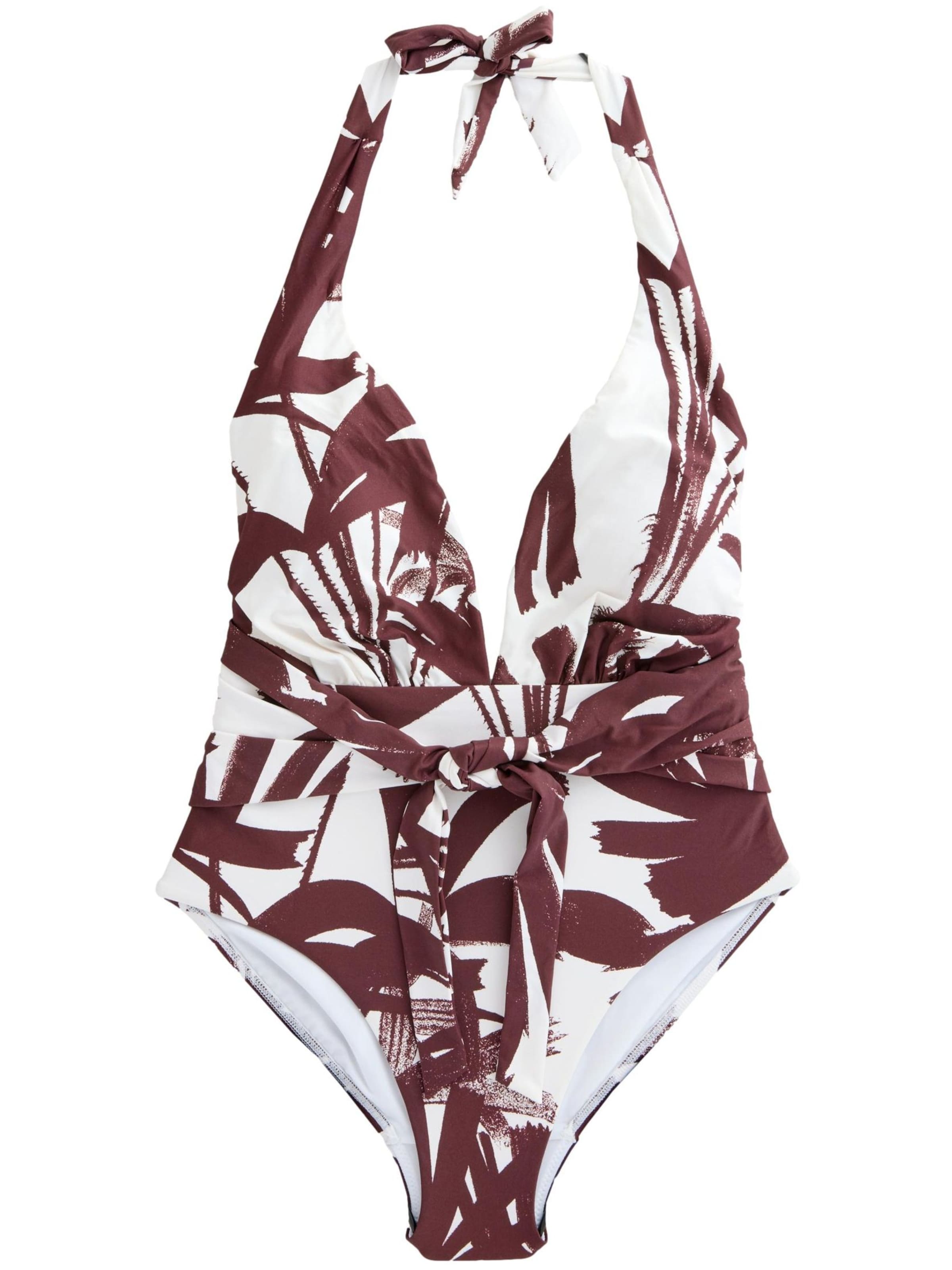 Next Kolmio Uimapuku värissä valkoinen: etupuoli