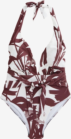 Maudymosi kostiumėlis iš Next, spalva – šokolado spalva / balta, Prekių apžvalga