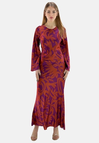 Elara Jurk 'Abaya' in Roze: voorkant