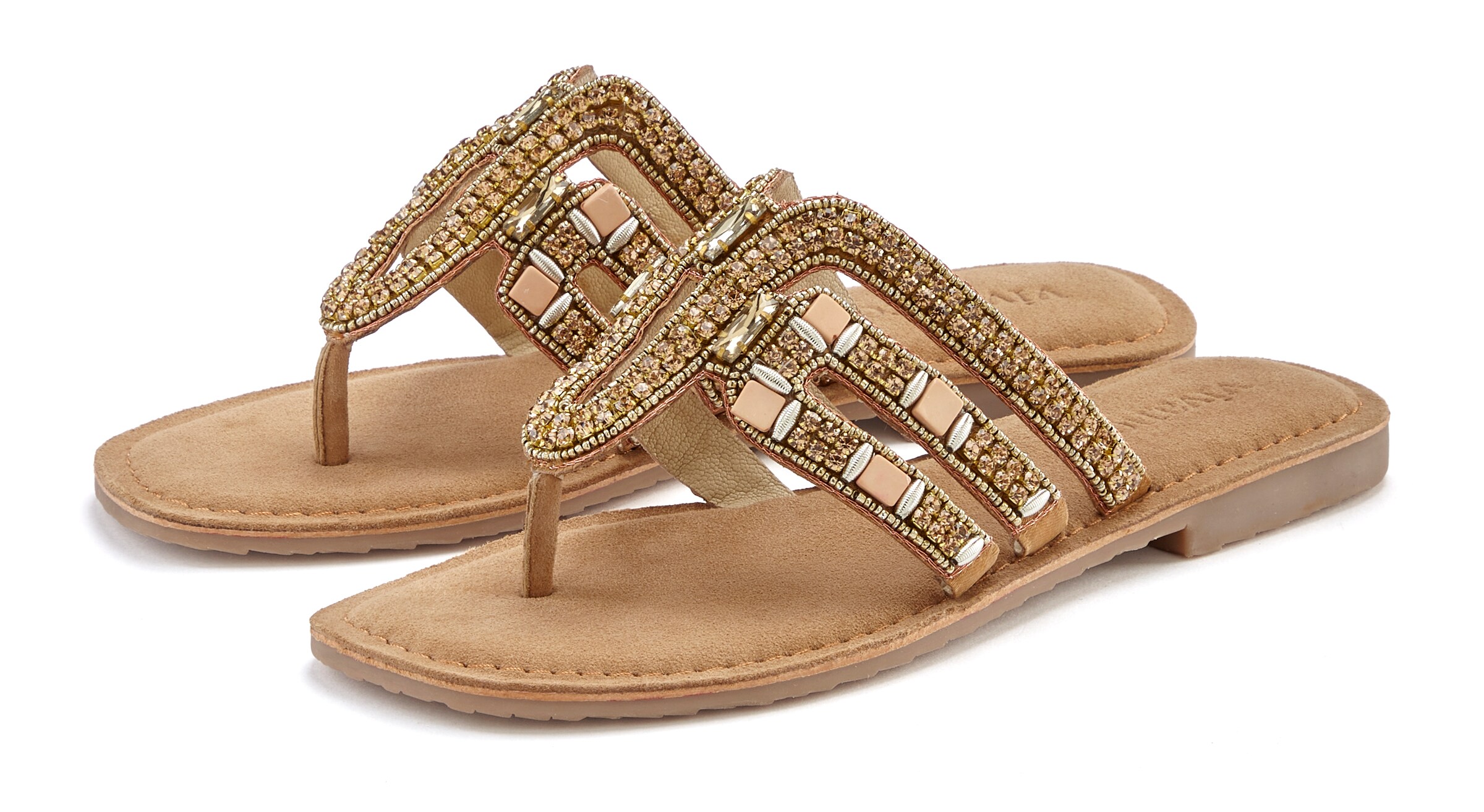 VIVANCE Klipklappere i beige