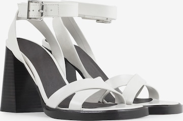 BRONX Strap Sandals in White