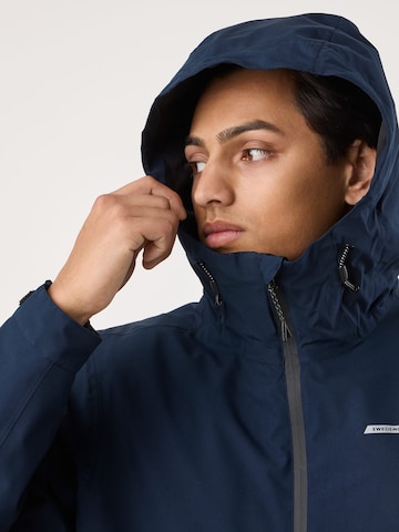 SWEDEMOUNT Functionele jas 'Tjörn' in Blauw