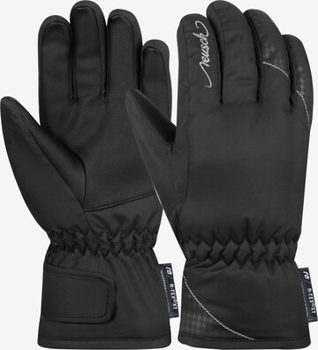 REUSCH Athletic Gloves 'Alice' in Black: front