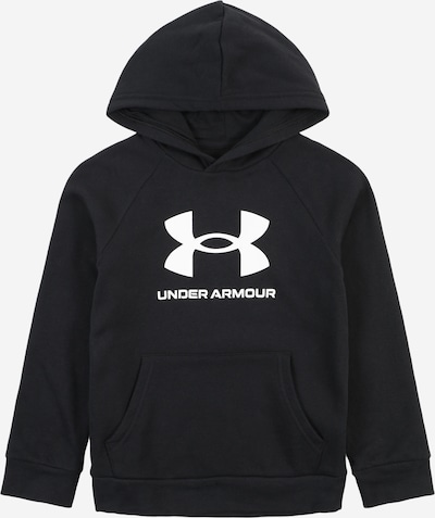 UNDER ARMOUR Sportsweatshirt 'Rival' i svart / hvit, Produktvisning