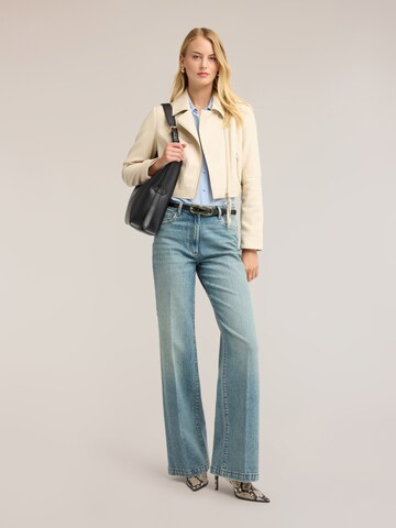 MOTIVI Wide leg Jeans in Blauw