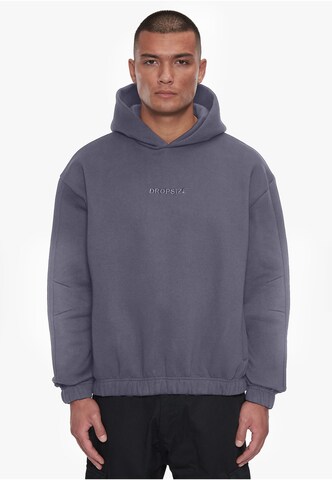Sweat-shirt Dropsize en gris : devant