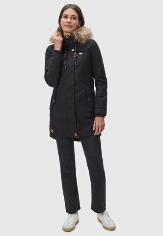 Ragwear Winter parka 'Tawny' in Black