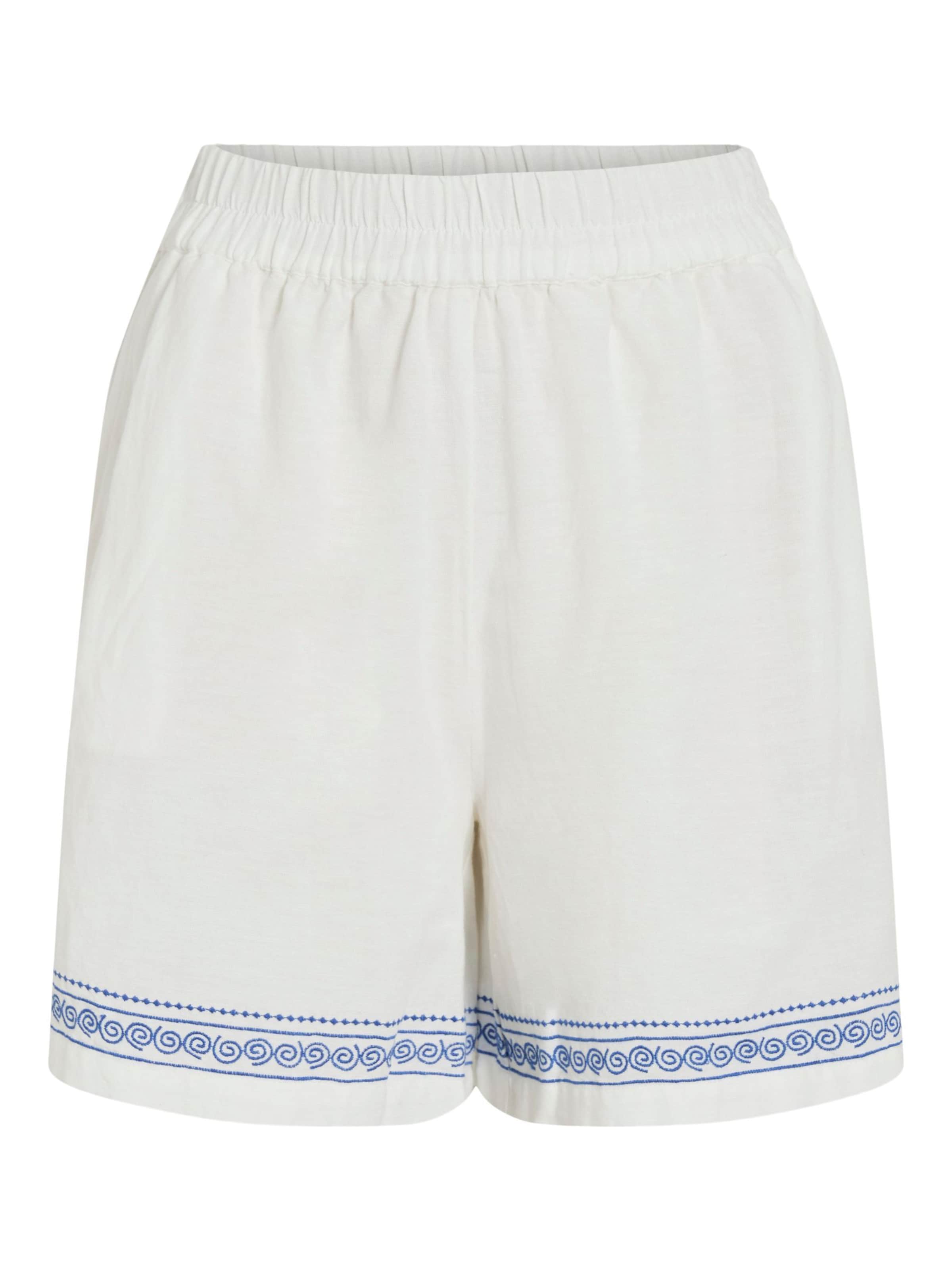 VILA - Loosefit Pantalón 'VIKam' en blanco: frente