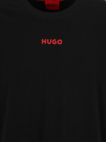 Pijama scurtă 'Linked' de la HUGO Red pe negru