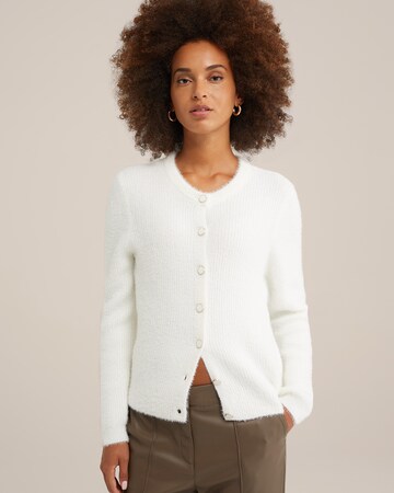 WE Fashion Cardigan i hvid: forside