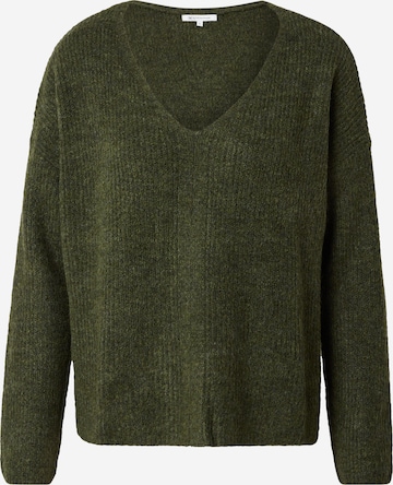 TOM TAILOR DENIM Sweater in Green: front